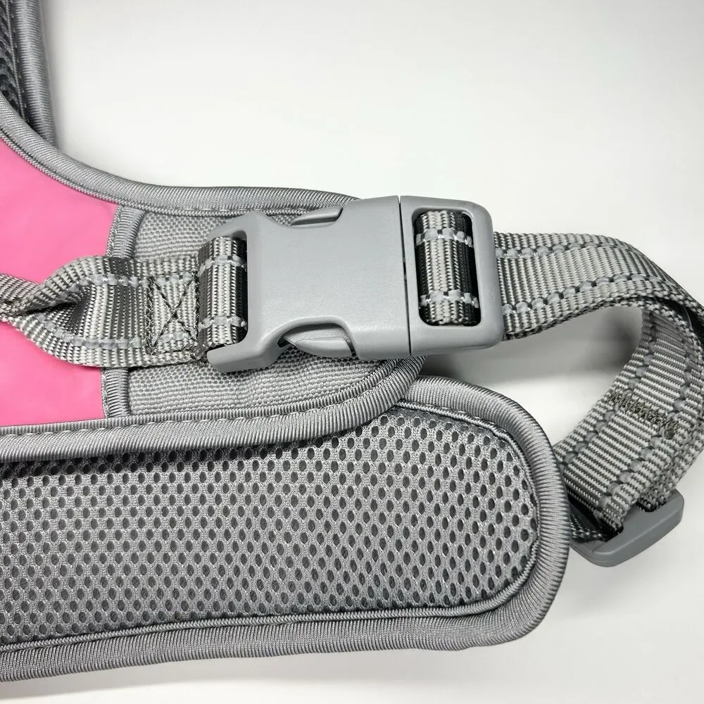 EveryYay Embrace the Pace Pink Front Walking Reflective Dog Harness, XXL / XXXL